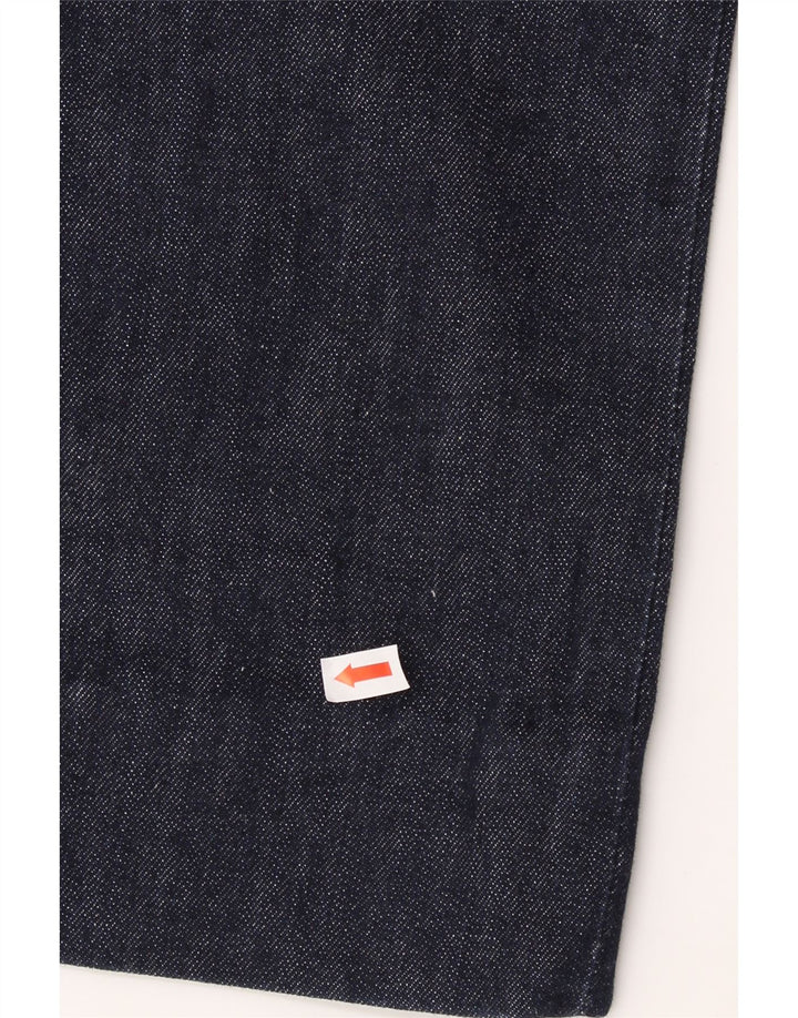 LEVI'S Womens 570 Straight Jeans W27 L31 Navy Blue Cotton Vintage Levi's and Second-Hand Levi's from Messina Hembry 