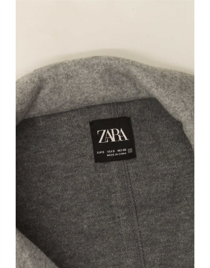 Zara Γυναικείο Ανοιχτό Πανωφόρι UK 10 Small Grey