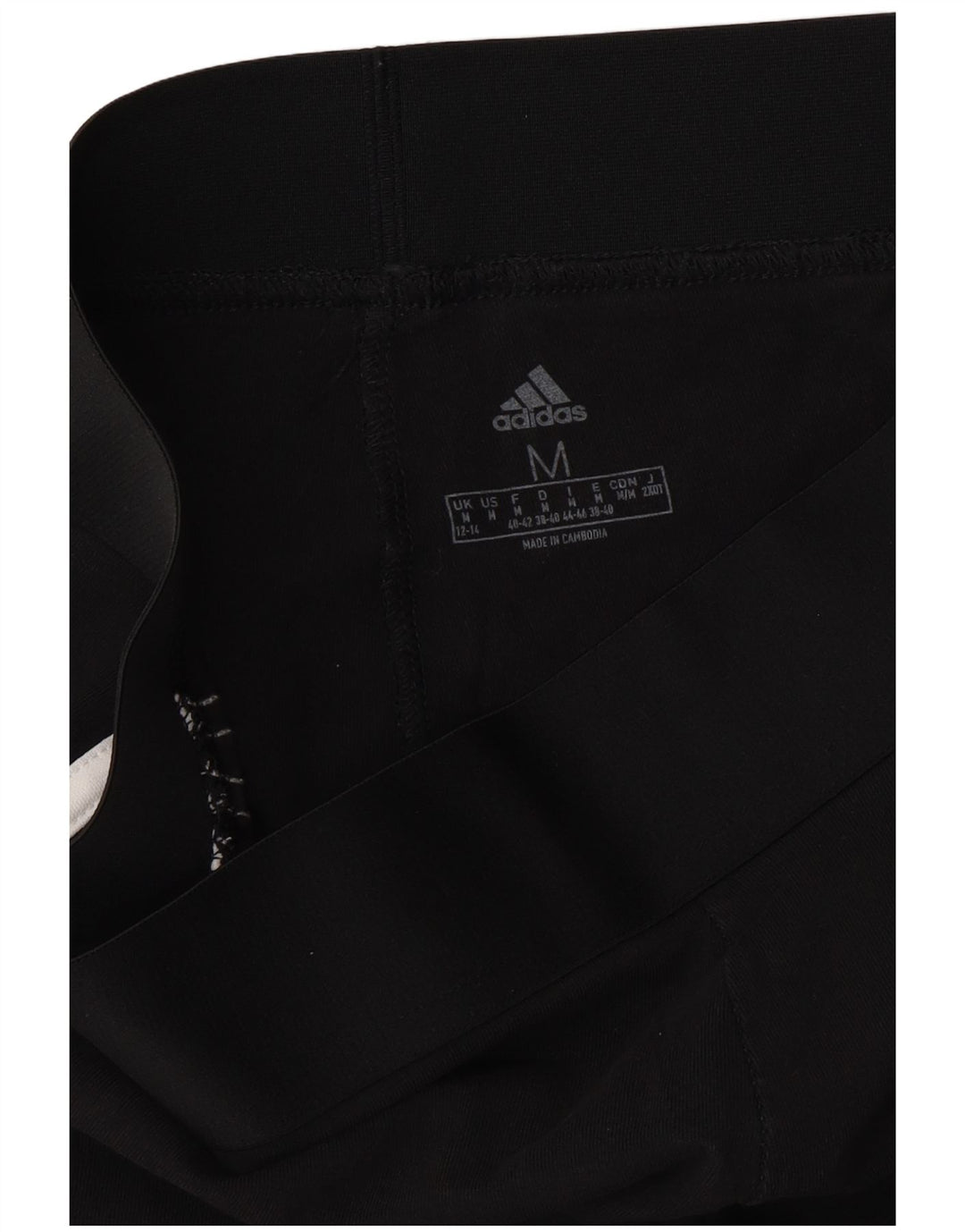 Γυναικείο κολάν ADIDAS Capri UK 12/14 Medium Black