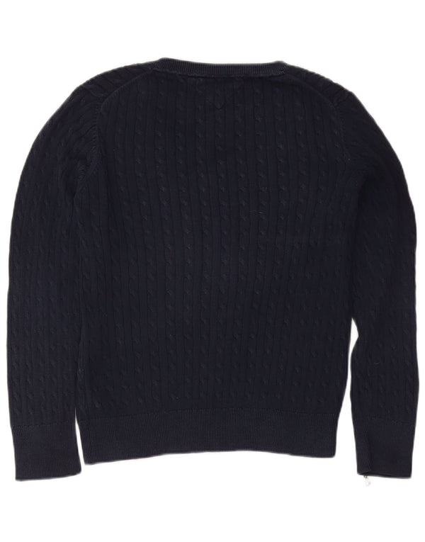 Tommy Hilfiger Γυναικείο πουλόβερ με λαιμόκοψη UK 18 XL Navy Blue