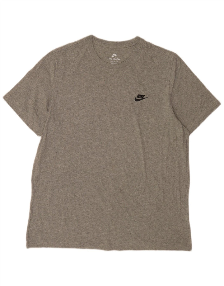 Ανδρικό T-Shirt Nike τοπ XL, βαμβακερό γκρι