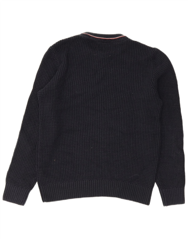 Jack & Jones Ανδρικό πουλόβερ με λαιμόκοψη μεσαίου μπλε ακρυλικό