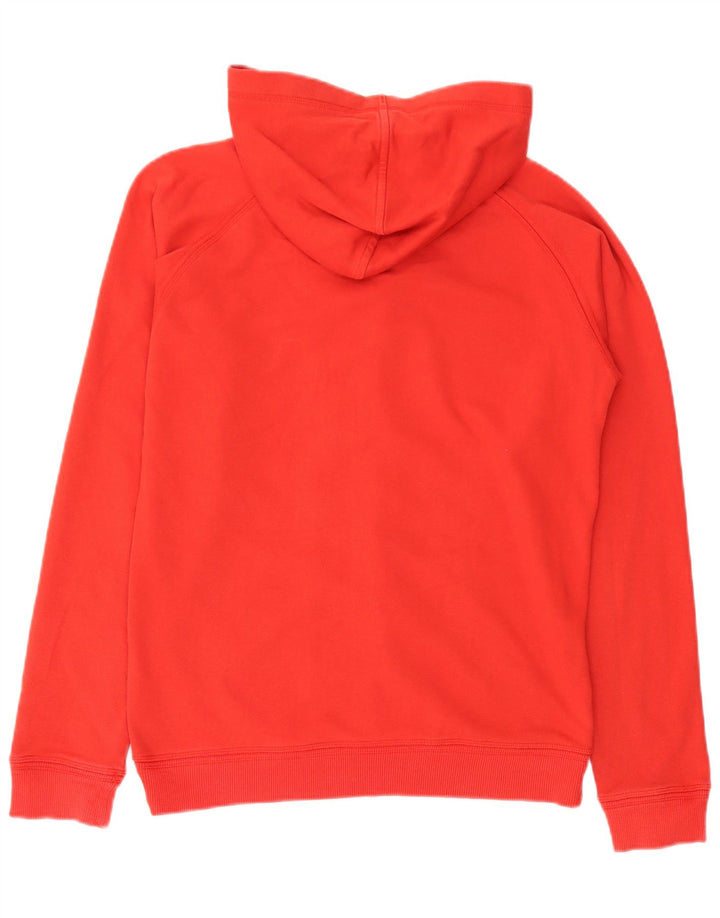 Ανδρικό πουλόβερ με κουκούλα με φερμουάρ Asics, μεσαίο κόκκινο βαμβακερό