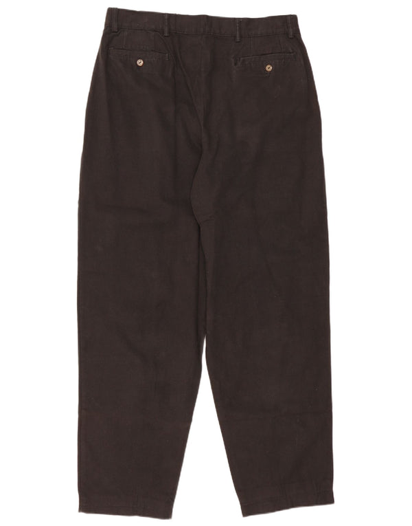 Ανδρικό παντελόνι Chino CASA BLANCA W34 L31 Μαύρο βαμβακερό