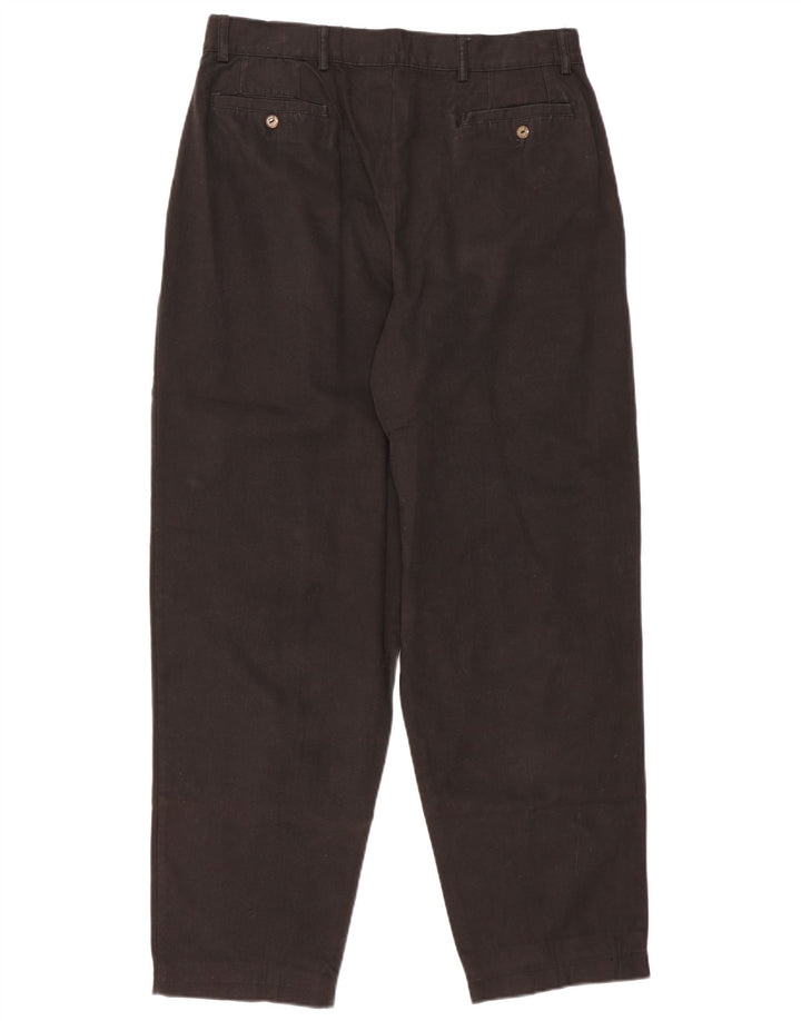 Ανδρικό παντελόνι Chino CASA BLANCA W34 L31 Μαύρο βαμβακερό