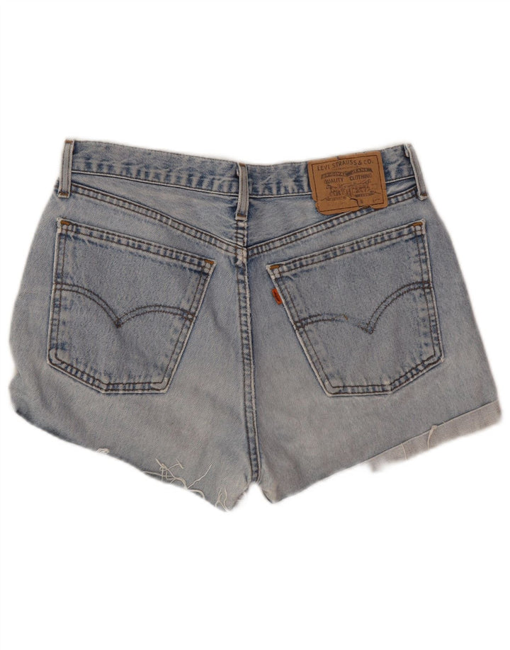 Γυναικείο τζιν σορτς Levi's W33 μεγάλο μπλε βαμβακερό