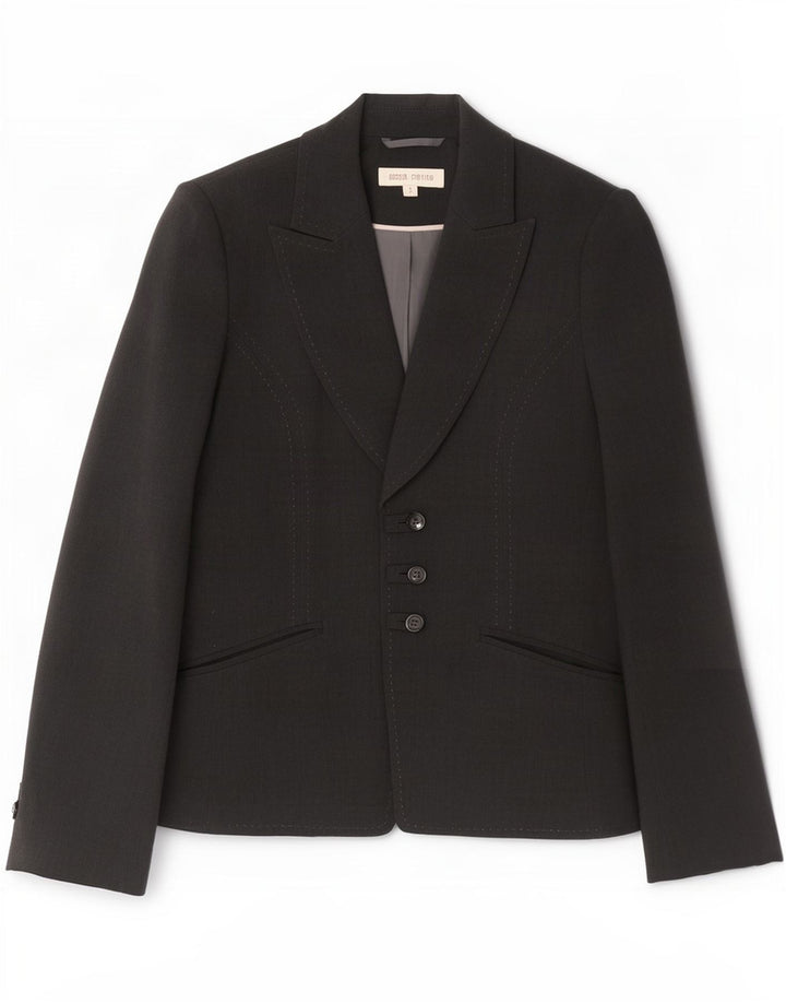 Marks & Spencer Γυναικείο μπουφάν μπλέιζερ με 3 κουμπιά UK 8 Small Grey