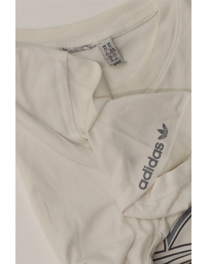 Ανδρικό γραφικό T-Shirt ADIDAS Top XS Λευκό