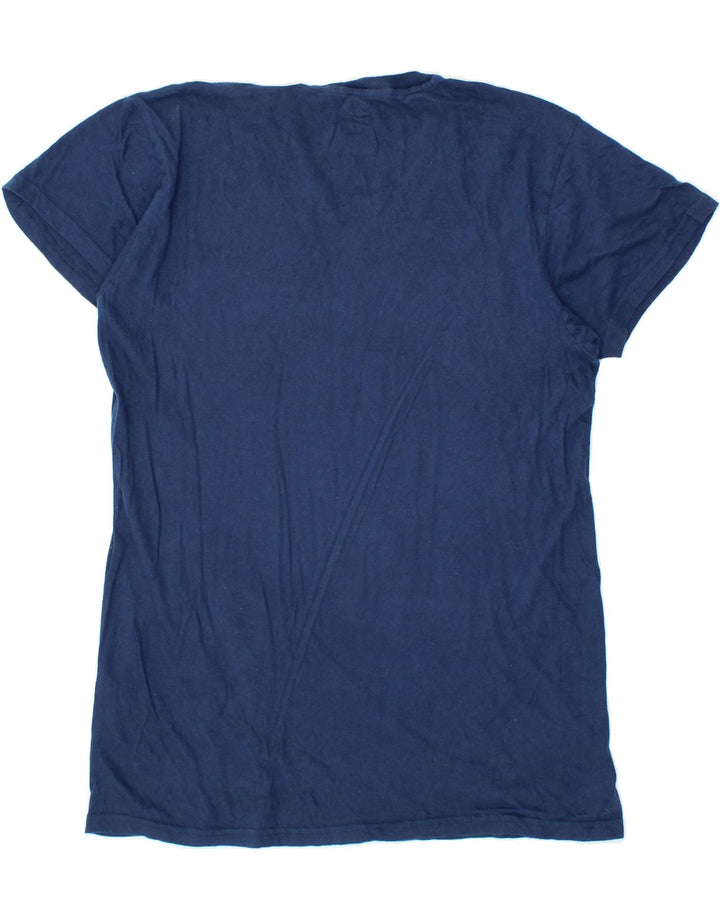 STARTER Mens T-Shirt Top Medium Navy Blue Cotton Vintage Starter and Second-Hand Starter from Messina Hembry 