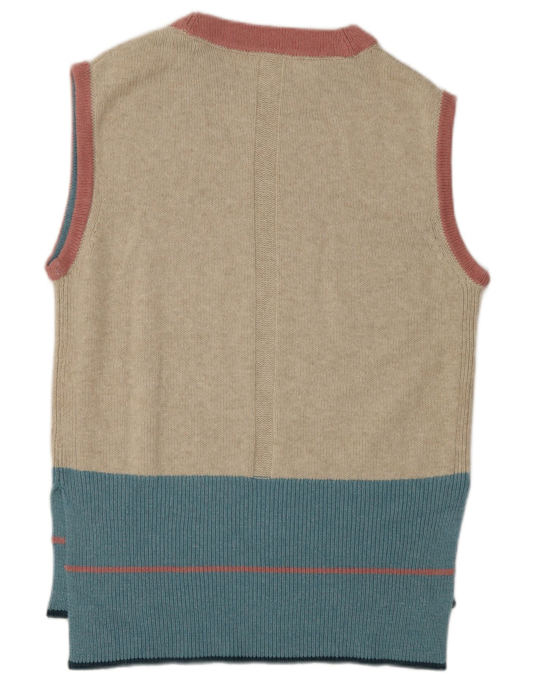 White Stuff Γυναικείο γιλέκο Tank Top UK 14 Medium Beige Colourblock Nylon