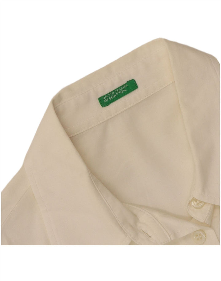 Γυναικείο πουκάμισο Benetton UK 12 Medium White