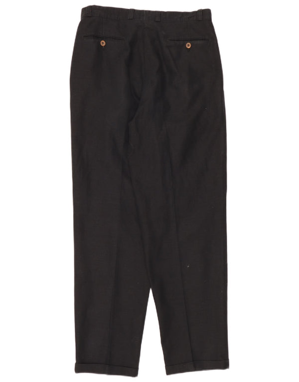 Vintage Ανδρικό παντελόνι Chino IT 50 Large W32 L32 Μαύρο λινό