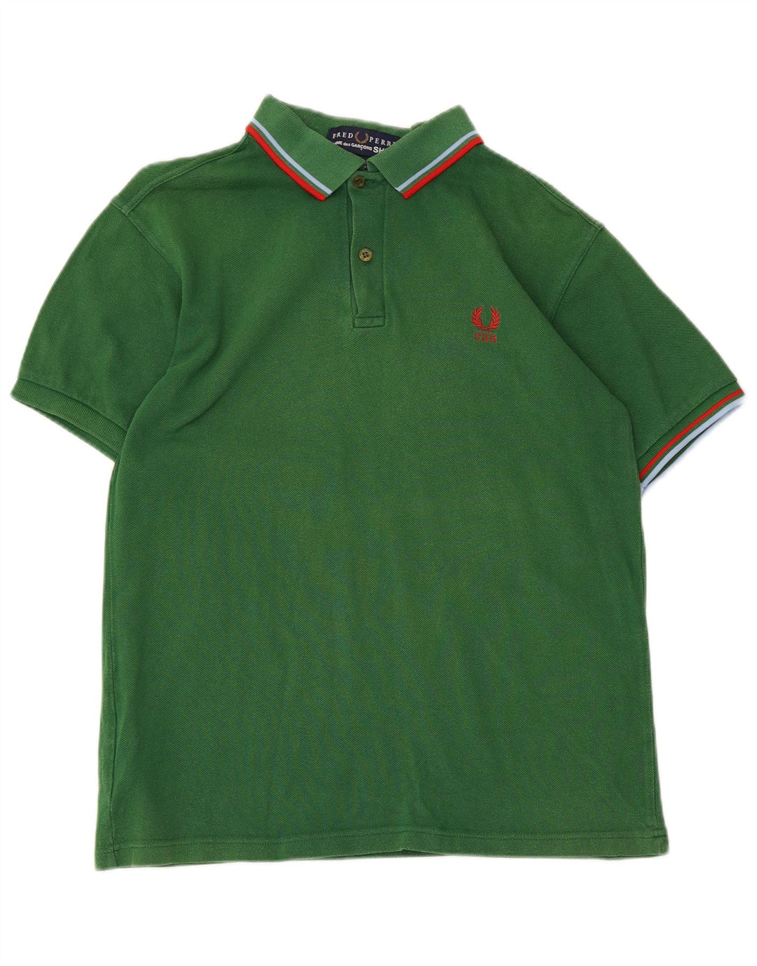 Fred Perry Ανδρικό πουκάμισο πόλο πράσινο βαμβακερό