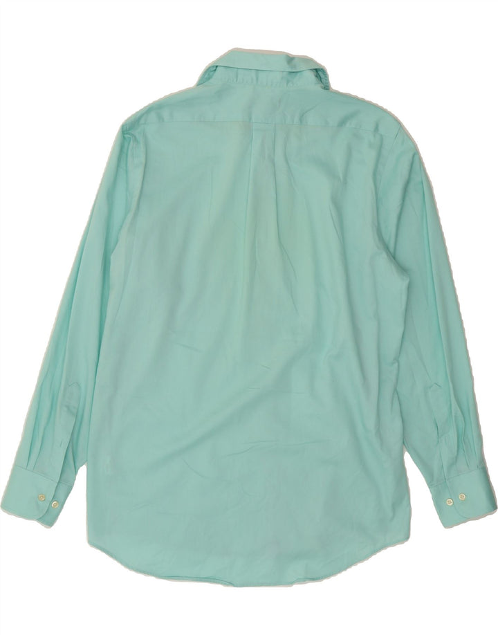 CHAPS Mens Classic Fit Twill Shirt Size 15/15 1/2 Medium Turquoise Classic Vintage Chaps and Second-Hand Chaps from Messina Hembry 