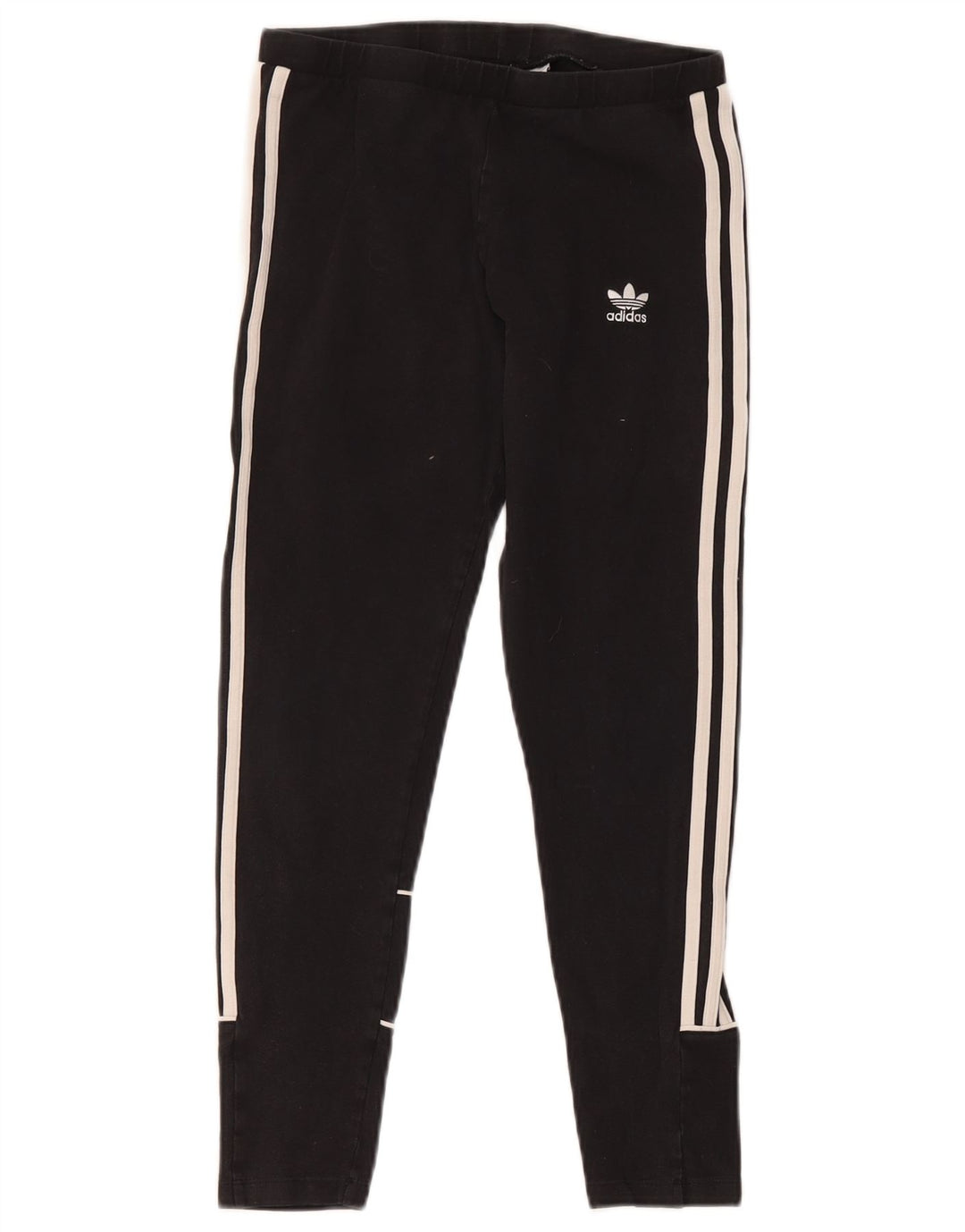 Γυναικείο κολάν Adidas Crop UK 12 μεσαίο μαύρο βαμβακερό