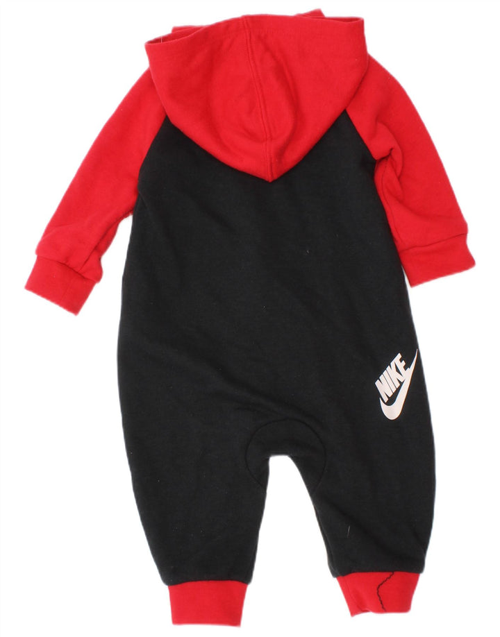 Nike Baby Boys Graphic Jumpsuit 3-6 μηνών Μαύρο Colourblock βαμβακερό
