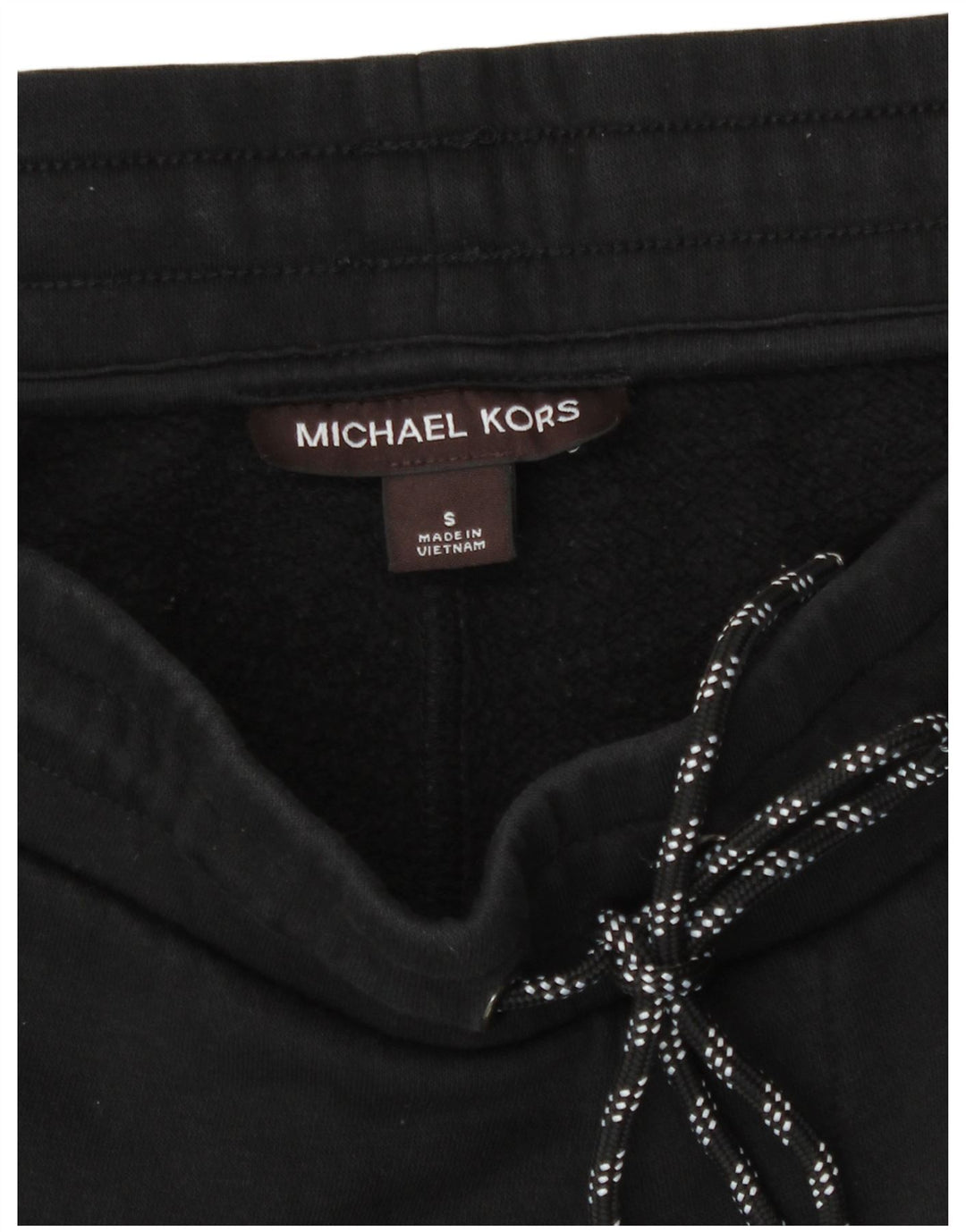 Michael Kors Ανδρική φόρμα γραφικής φόρμας παντελόνι Joggers μικρό μαύρο πολυεστέρα
