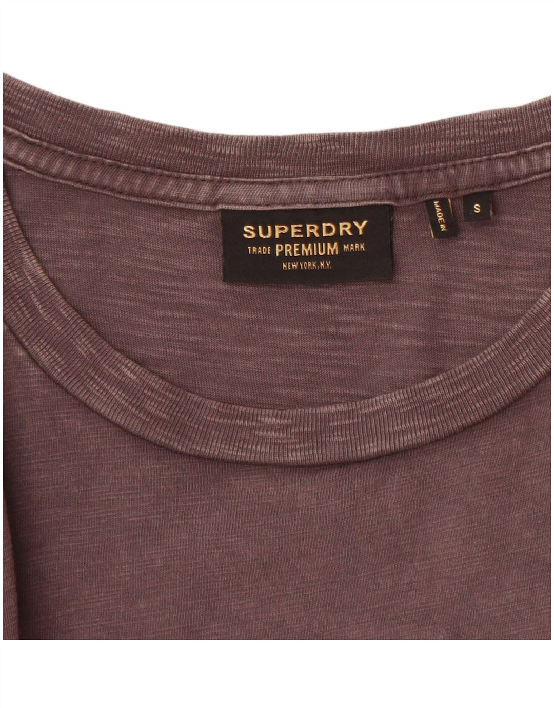Ανδρικό μπλουζάκι SUPERDRY Τοπ Μικρό Γκρι Βαμβακερό