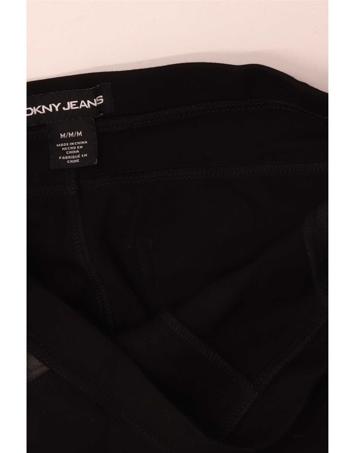 Dkny Γυναικείο Slim Casual Παντελόνι Medium W30 L29 Μαύρο βισκόζη