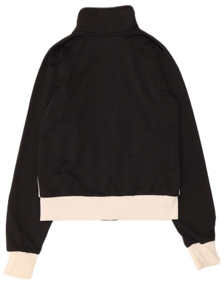 Γυναικεία φόρμα Nike Crop Top Jacket UK 8/10 Small Black Colourblock