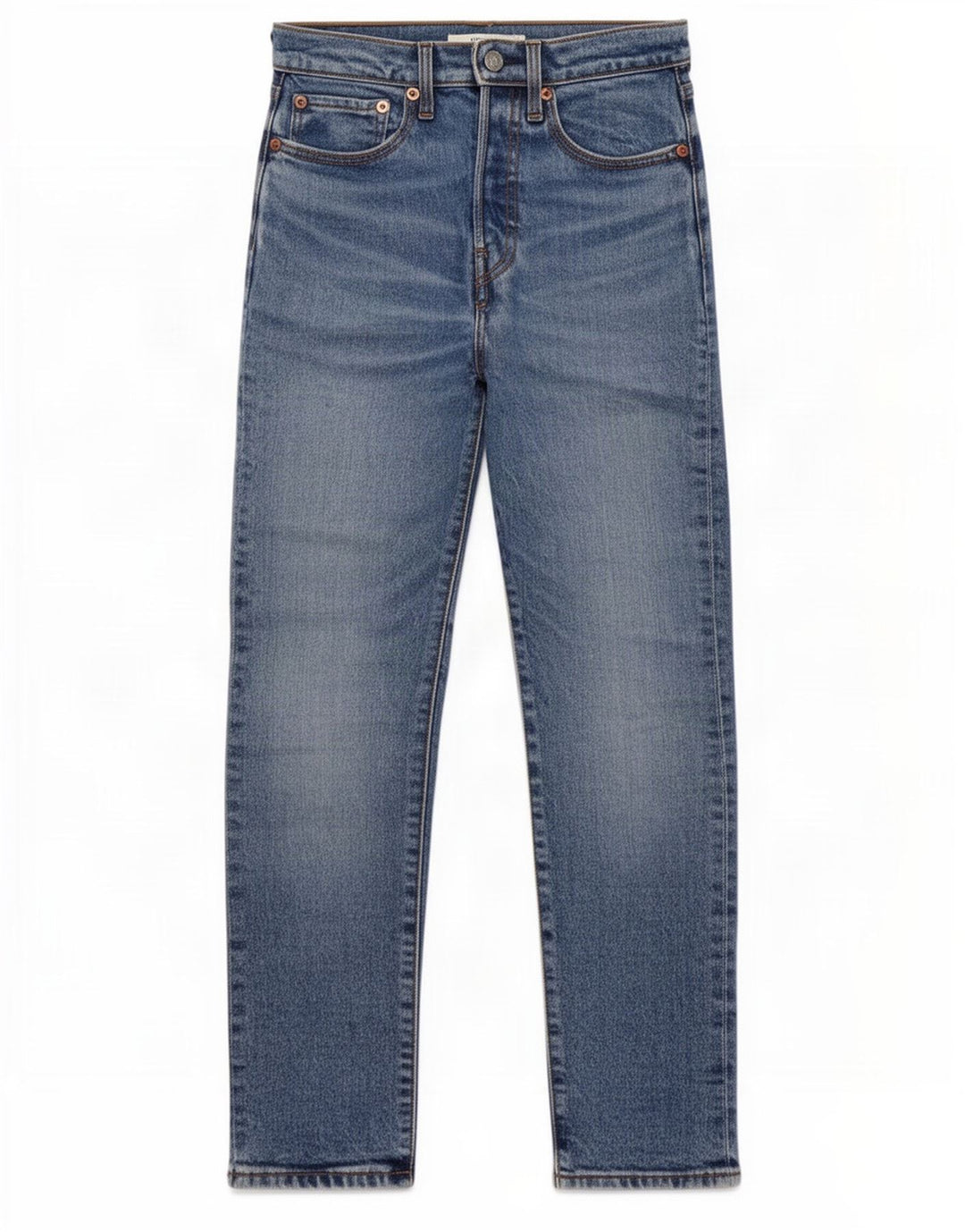 Γυναικείο τζιν Levi's Wedgie Straight W25 L27 Μπλε βαμβακερό