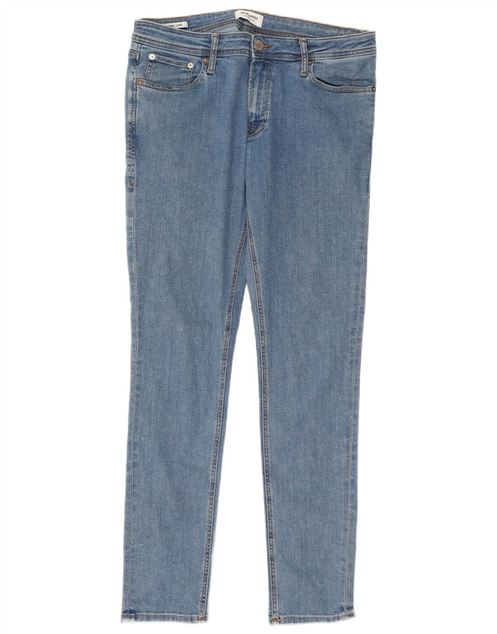 JACK & JONES Ανδρικό Liam Skinny Jeans W34 L32 Μπλε