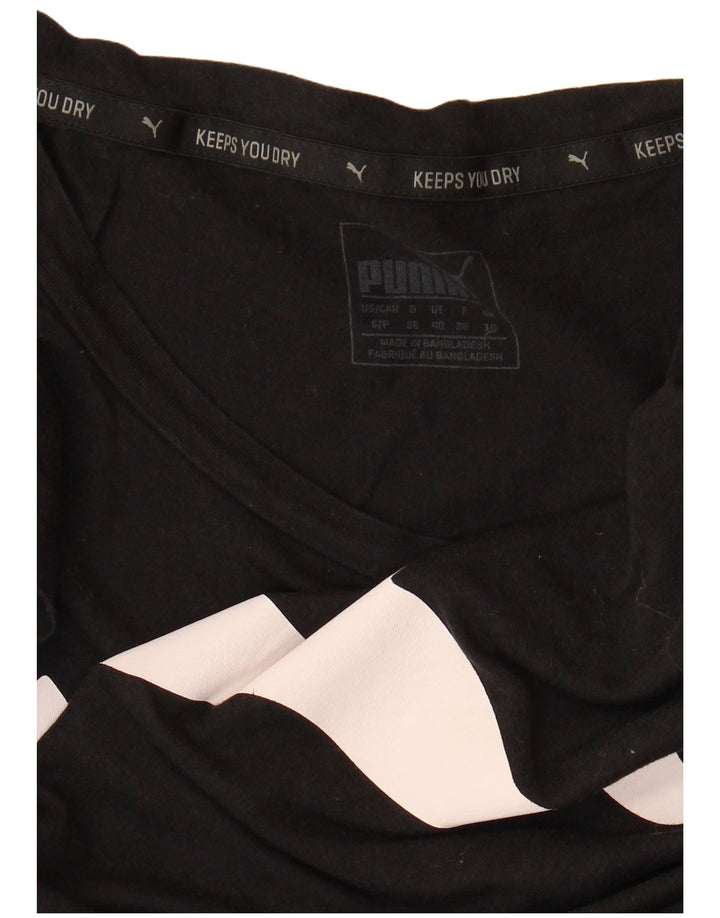 Γυναικείο γραφικό μπλουζάκι PUMA Top UK 10 Small Black