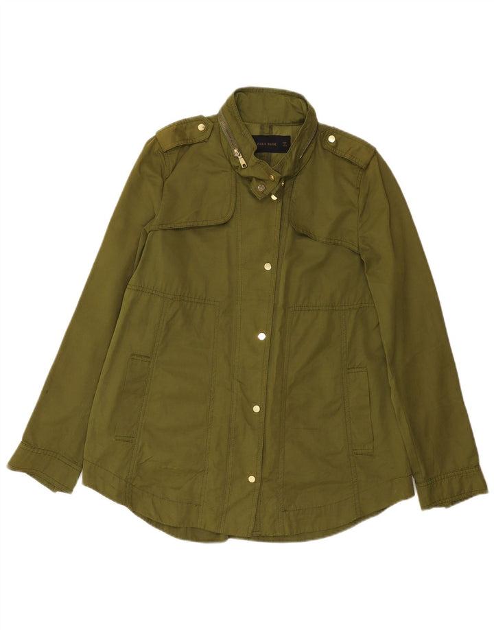 Zara Γυναικείο Military Jacket UK 10 Small Green