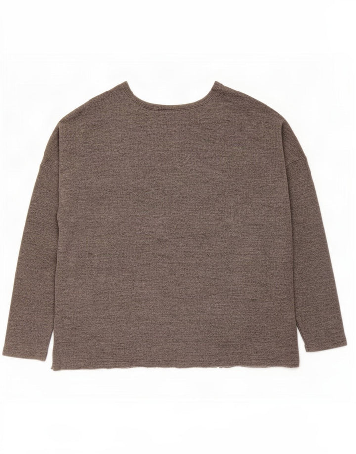 Zara Γυναικείο τοπ μακρυμάνικο UK 14 Medium Grey
