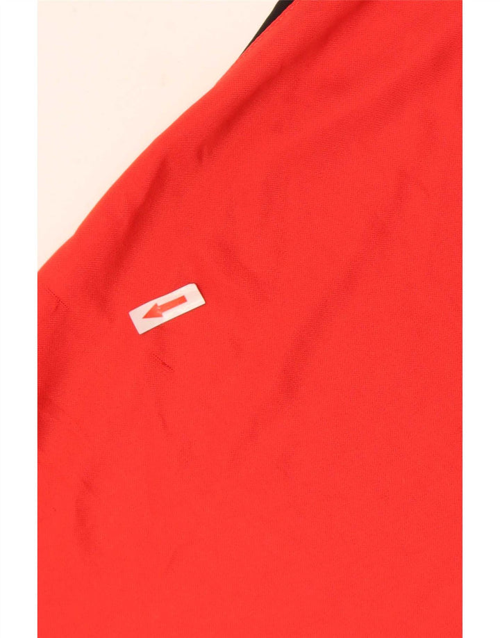 Ανδρικό μπλουζάκι Nike Dri Fit Polo Medium Red Colorblock Πολυεστέρας
