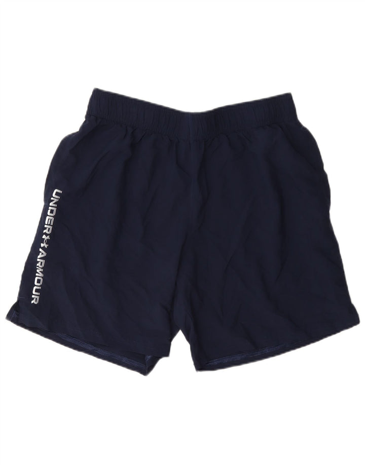 Ανδρικό γραφικό αθλητικό σορτς Under Armour Μεγάλο μπλε ναυτικό πολυεστέρα