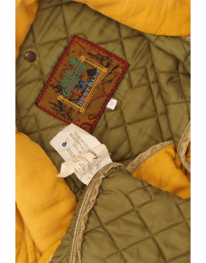 Best Company Ανδρικά καπιτονέ Gilet UK 38 Medium Yellow Polyamide