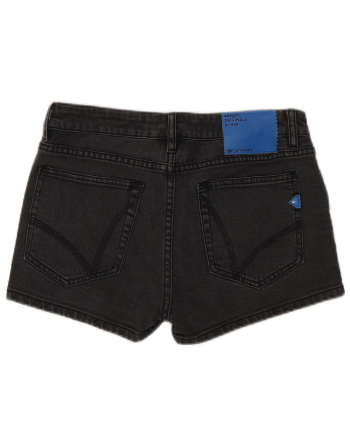 Γυναικείο τζιν σορτς ADIDAS W26 μικρό γκρι βαμβακερό