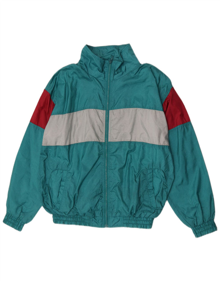 Ανδρική φόρμα Vintage Top Jacket Μεσαίο Πράσινο Colourblock Polyamide