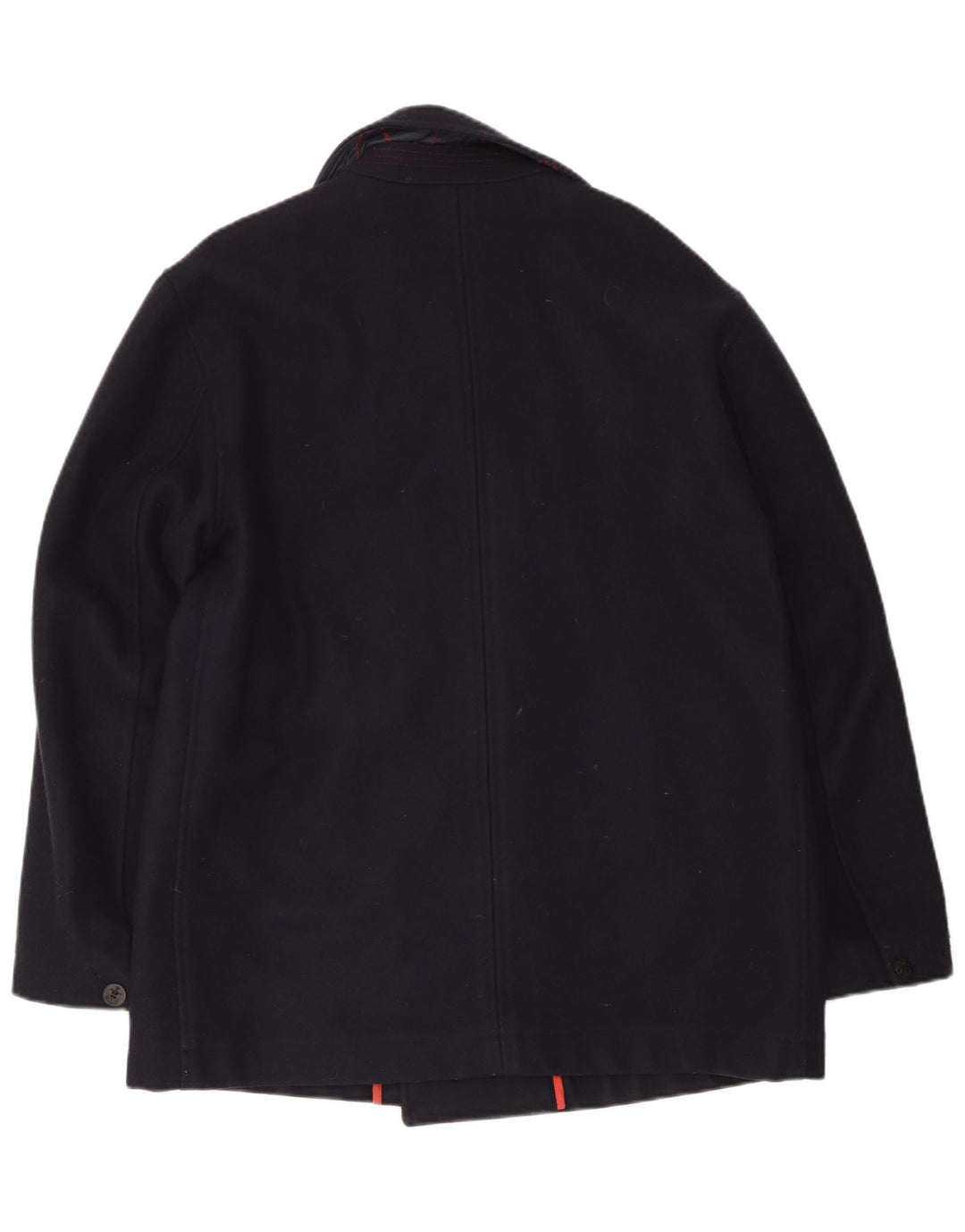 Ανδρικό παλτό μπιζελιού Elvstrom UK 42 XL Navy Blue Wool