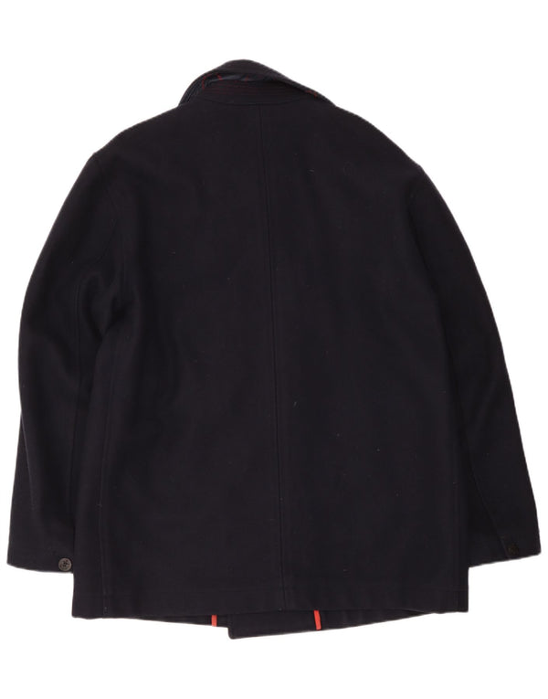 Ανδρικό παλτό μπιζελιού Elvstrom UK 42 XL Navy Blue Wool