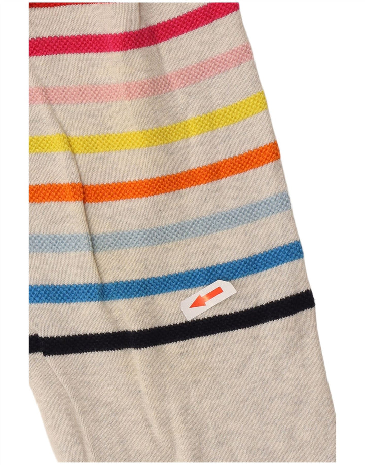 Ανδρικό πουλόβερ Benetton Crew Neck Jumper με μεσαίο γκρι ριγέ