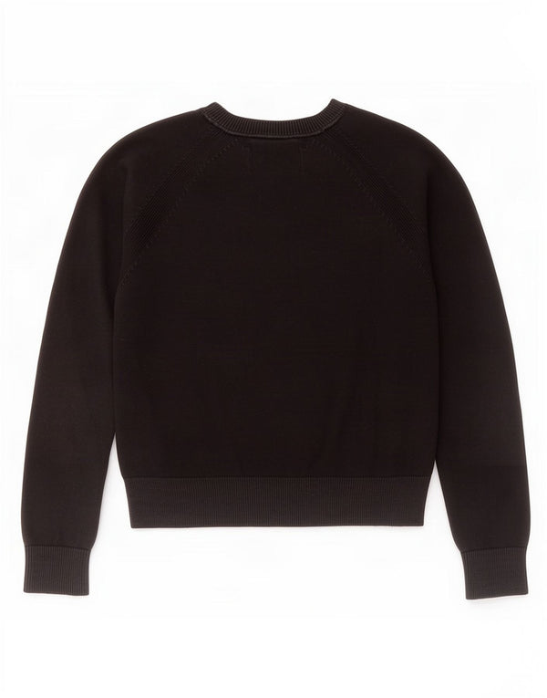 Calvin Klein Jeans Γυναικείο πουλόβερ με λαιμόκαυστο UK 10 Small Black