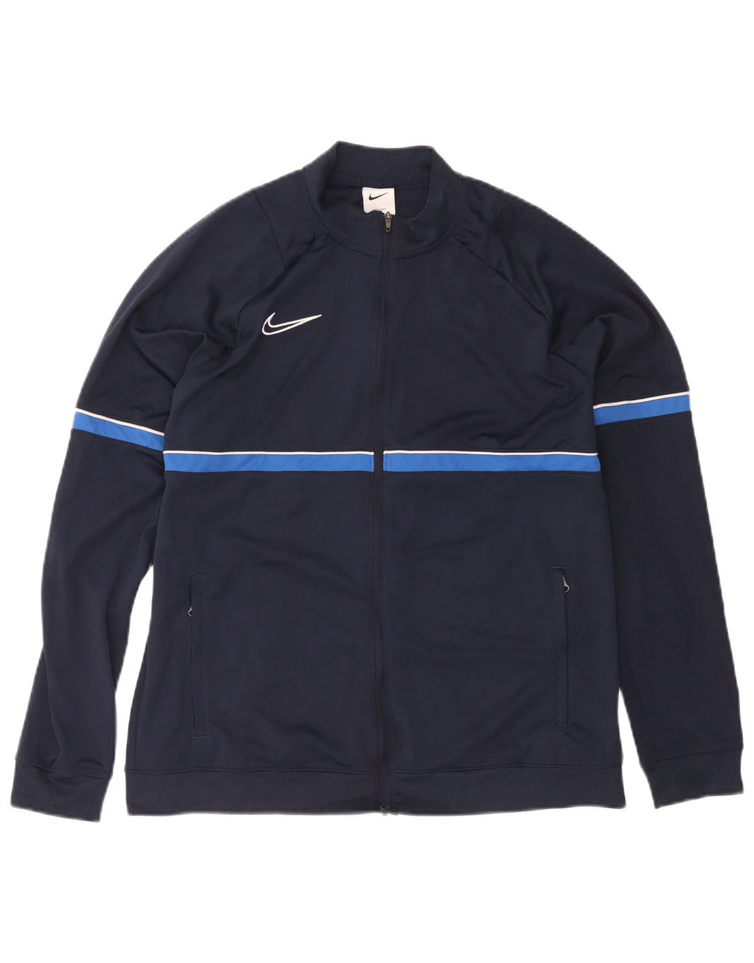 Ανδρική φόρμα Nike Dri Fit Top Jacket XL Navy Blue Colorblock Polyester