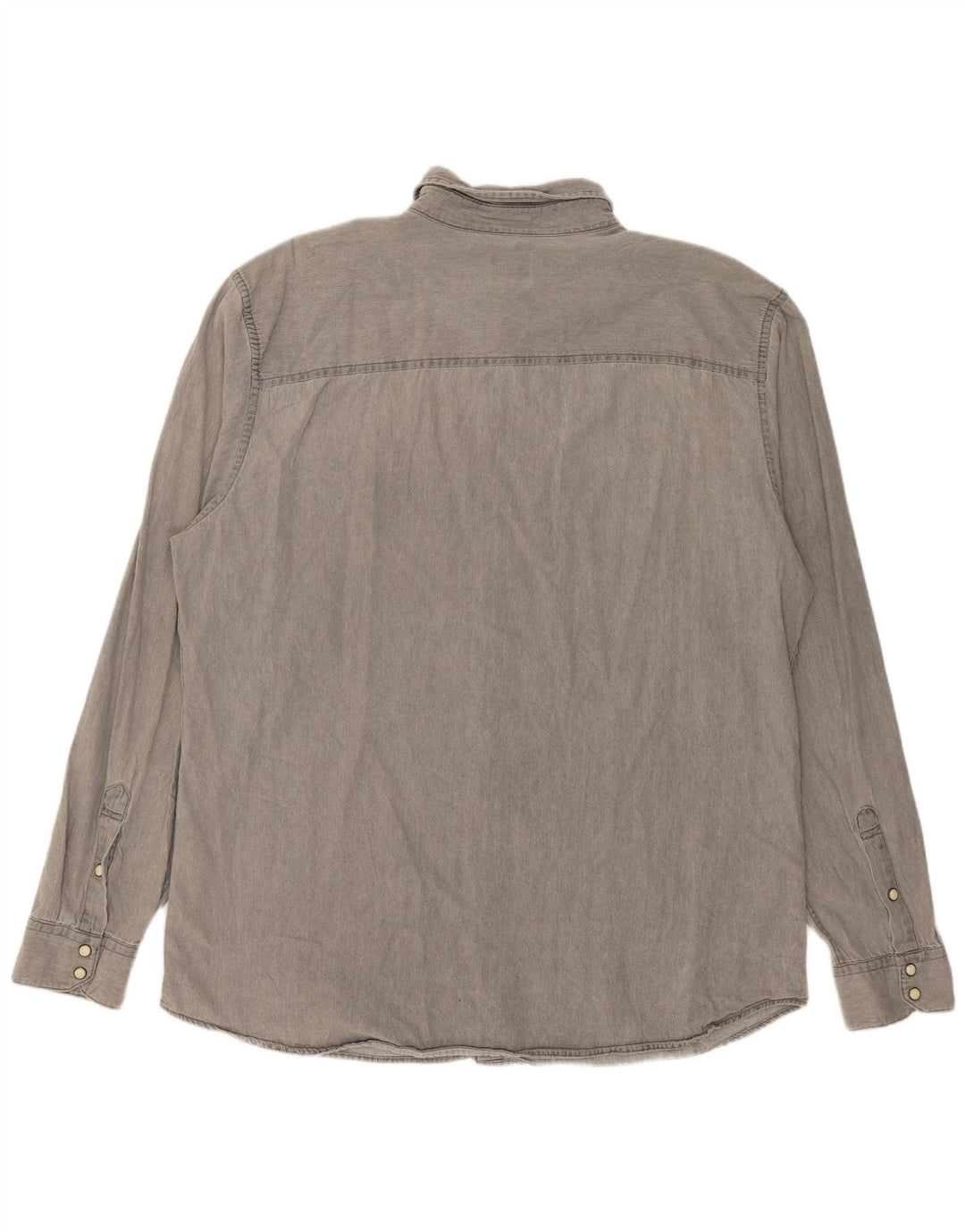 Ανδρικό πουκάμισο Jack & Jones 2XL γκρι βαμβακερό