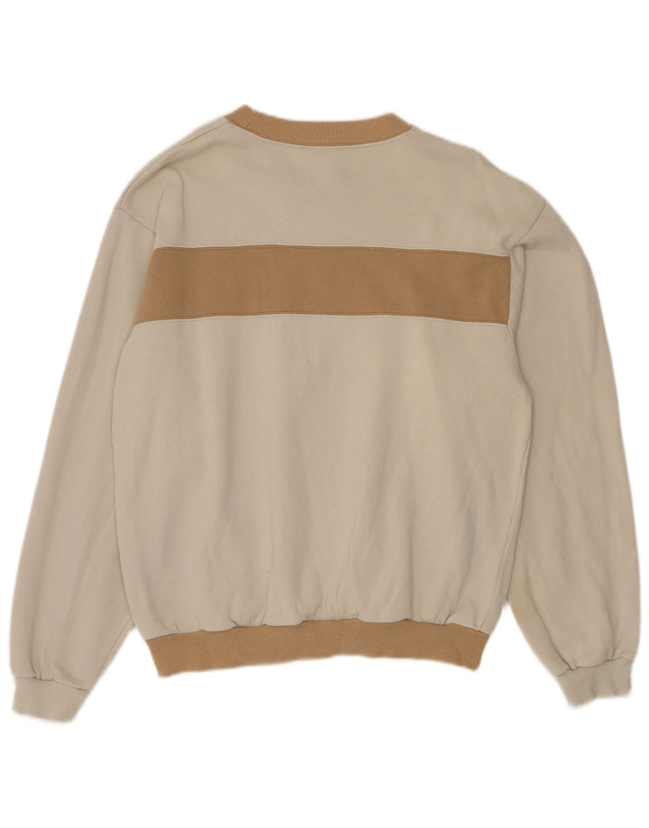 Ανδρικό φούτερ PUMA Jumper σε μεγάλο λευκό χρώμα, βαμβακερό
