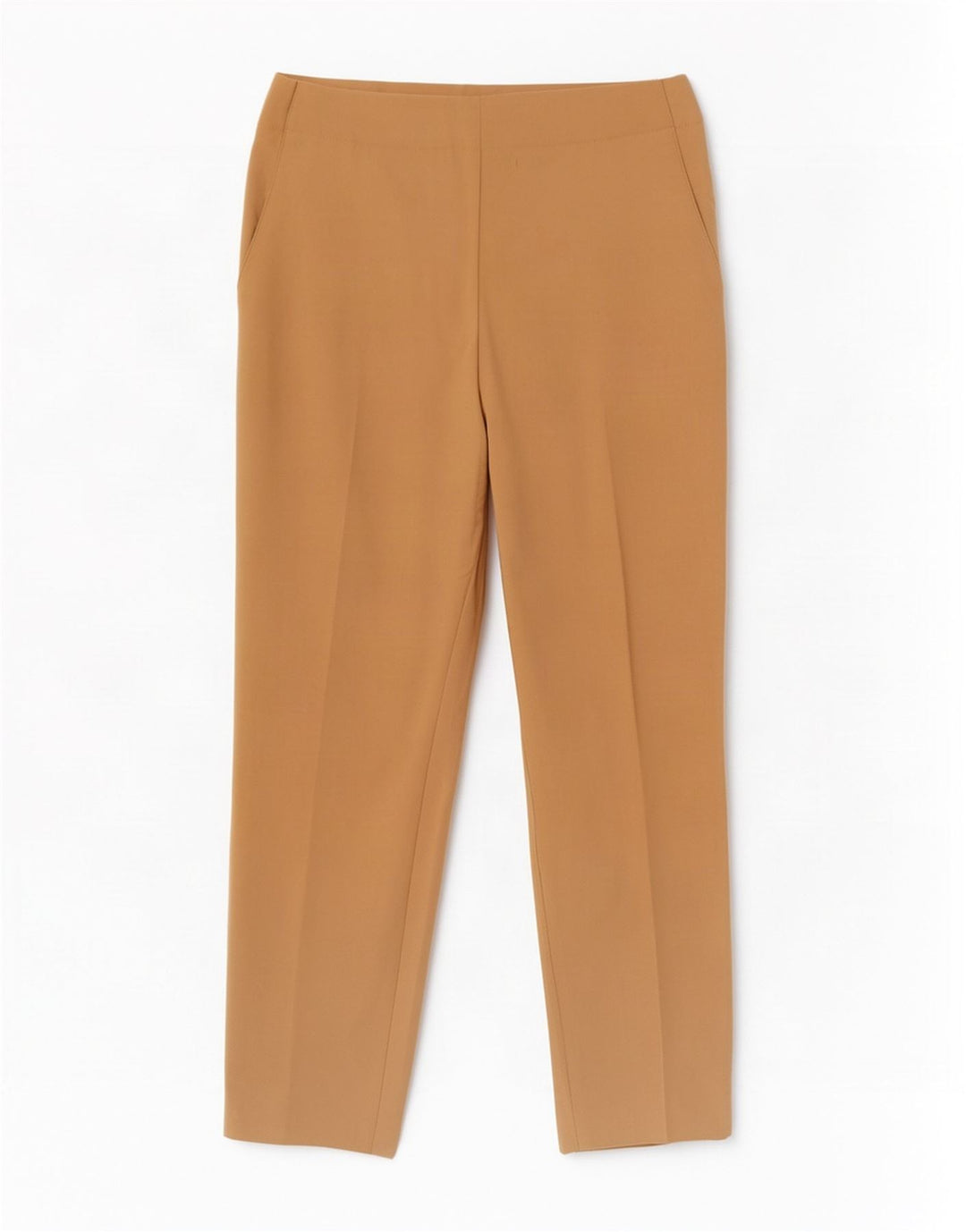 Zara Γυναικείο Slim Cropped Παντελόνι Large W33 L24 Beige Polyester