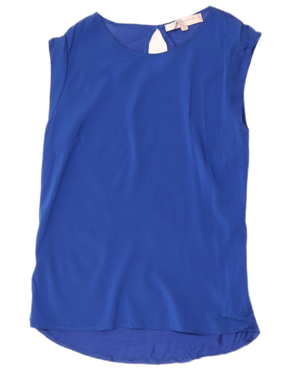 Γυναικεία αμάνικη μπλούζα French Connection Top UK 10 Small Blue Polyester