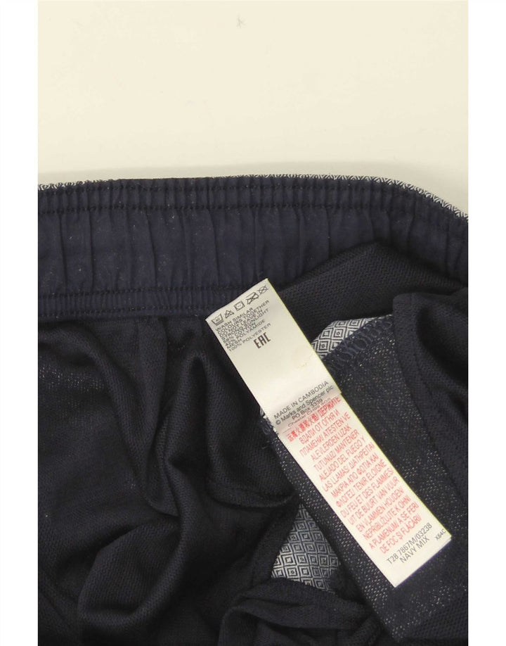 Ανδρικό αθλητικό σορτς Marks & Spencer Μεγάλο μπλε Navy γεωμετρικό βαμβακερό