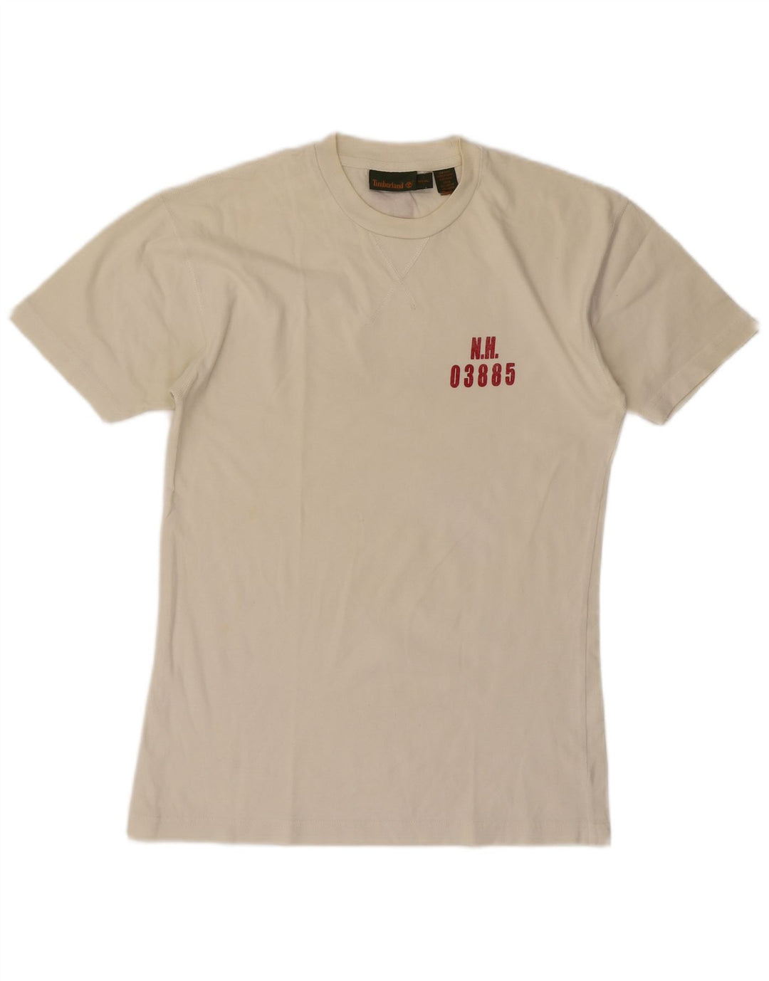 Ανδρικό γραφικό T-Shirt Timberland Top Μικρό λευκό βαμβακερό