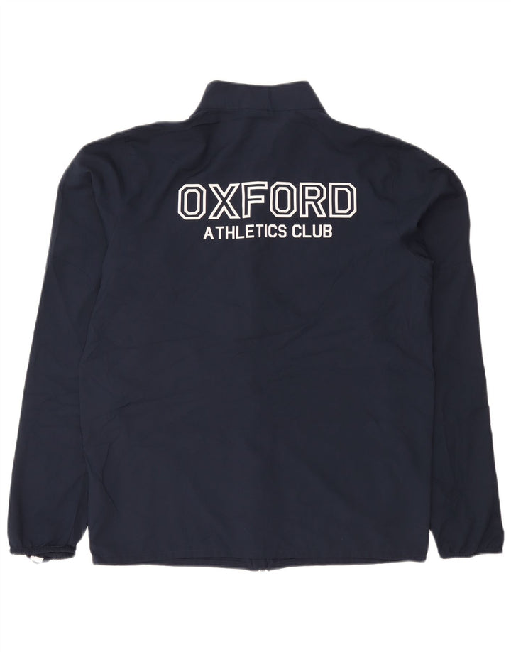 Ανδρική φόρμα γυμναστικής με γραφικά Nike Μπουφάν μεσαίο μπλε ναυτικό