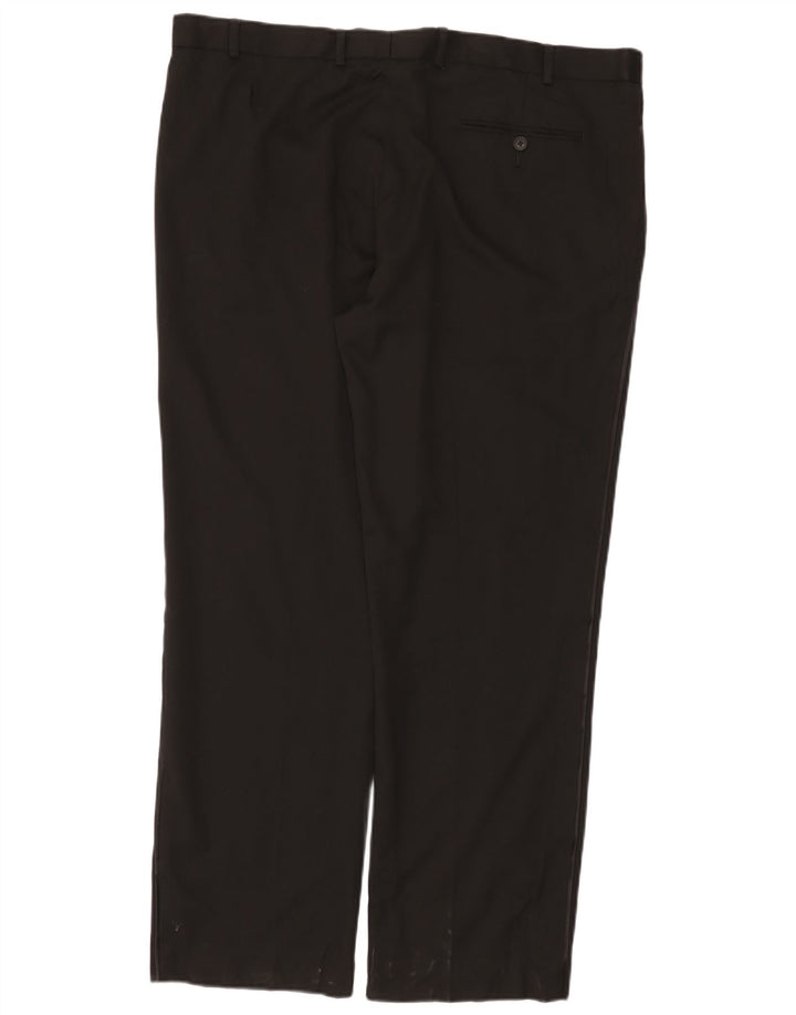 Marks & Spencer Γυναικείο ίσιο κανονικό παντελόνι W42 L31 Μαύρο