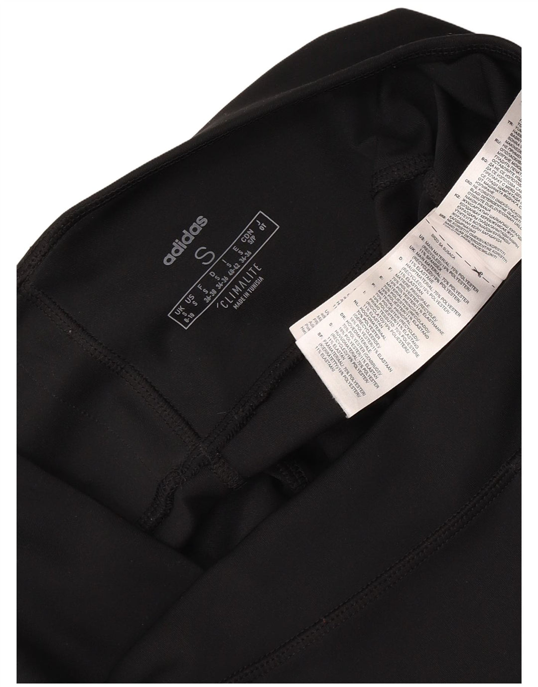 Adidas Γυναικείο κολάν Climalite UK 8/10 Μικρό μαύρο πολυεστέρα
