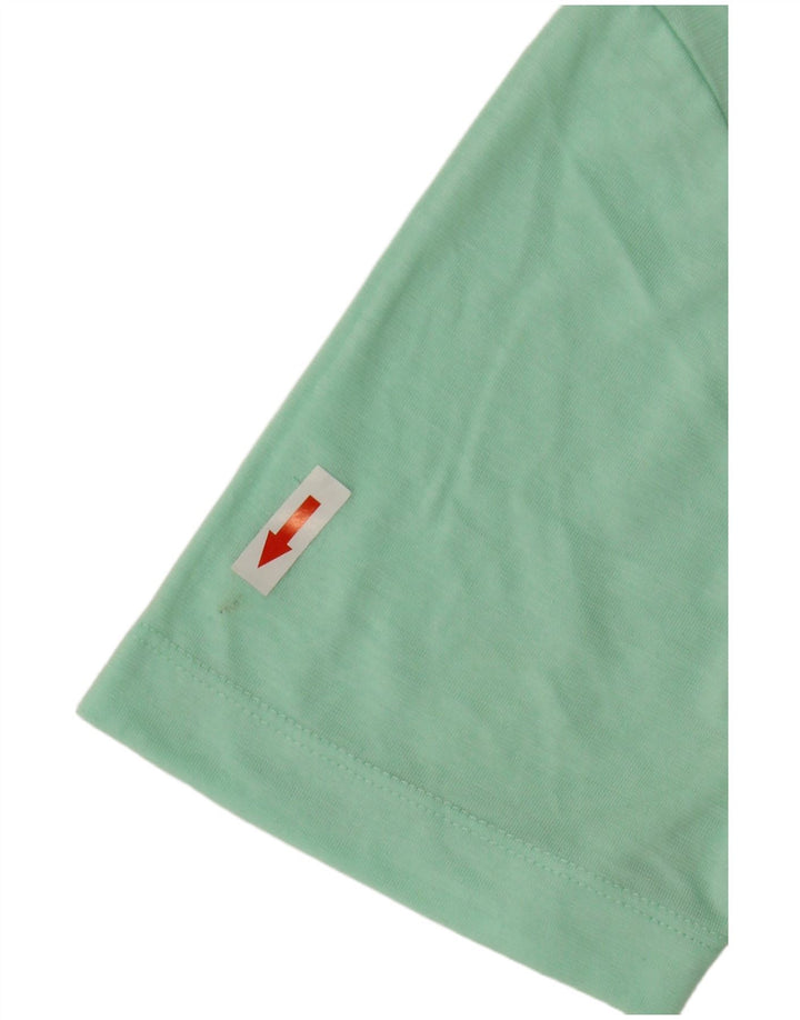 Γυναικείο γραφικό μπλουζάκι Nike τοπ UK 10 Small Green Polyester