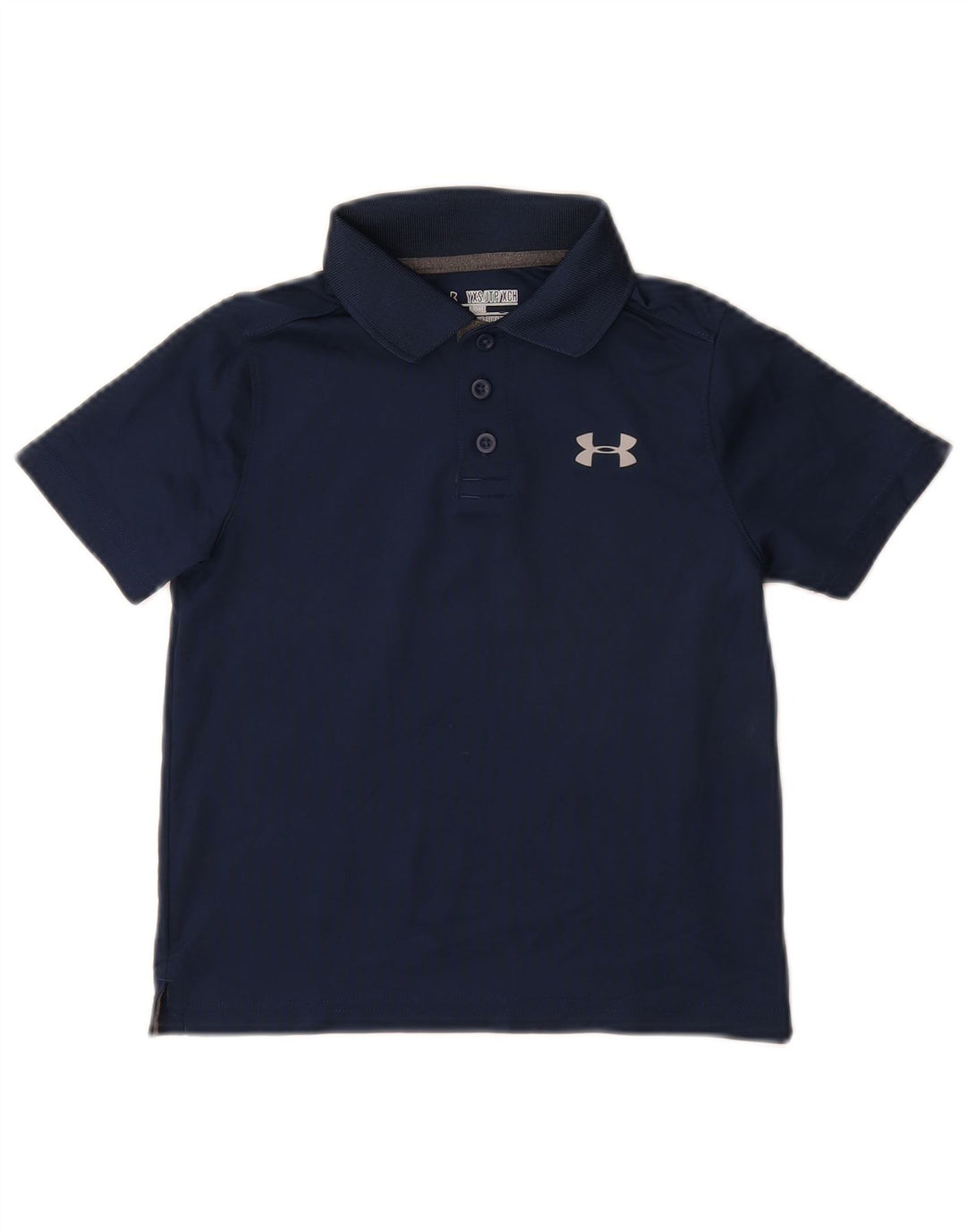 UNDER Armor Boys Heat Gear Polo πουκάμισο 6-7 ετών XS Navy Blue